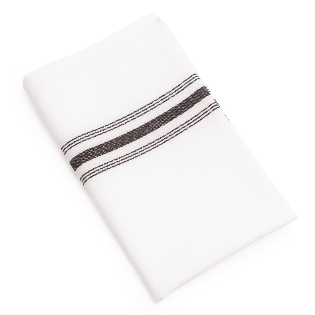 Serviettes de Table | 100% Polyester | 560x460mm | Lot de 10 Pièces | Disponible en 2 Couleurs