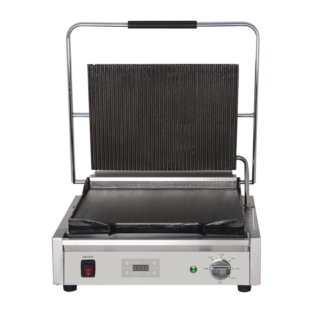 Contactgrill Groot | Groef/Glad | 2200W | 480x435x(H)215mm