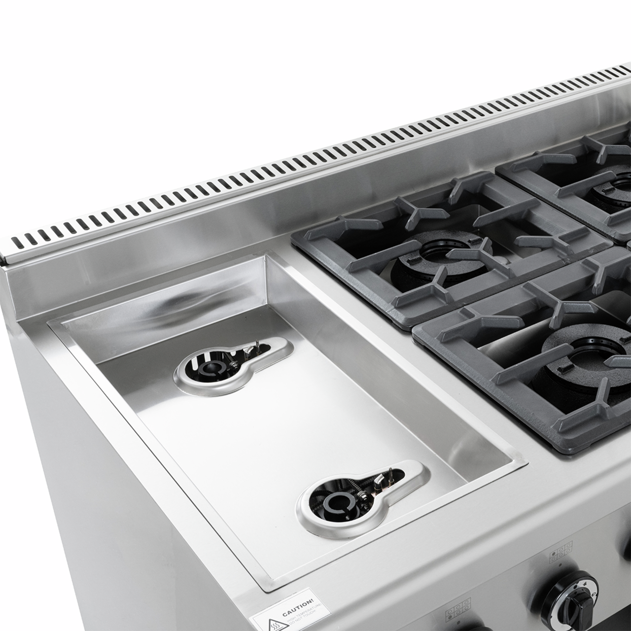Gasfornuis ECO met open onderstel - 43,2 kW - 6 branders