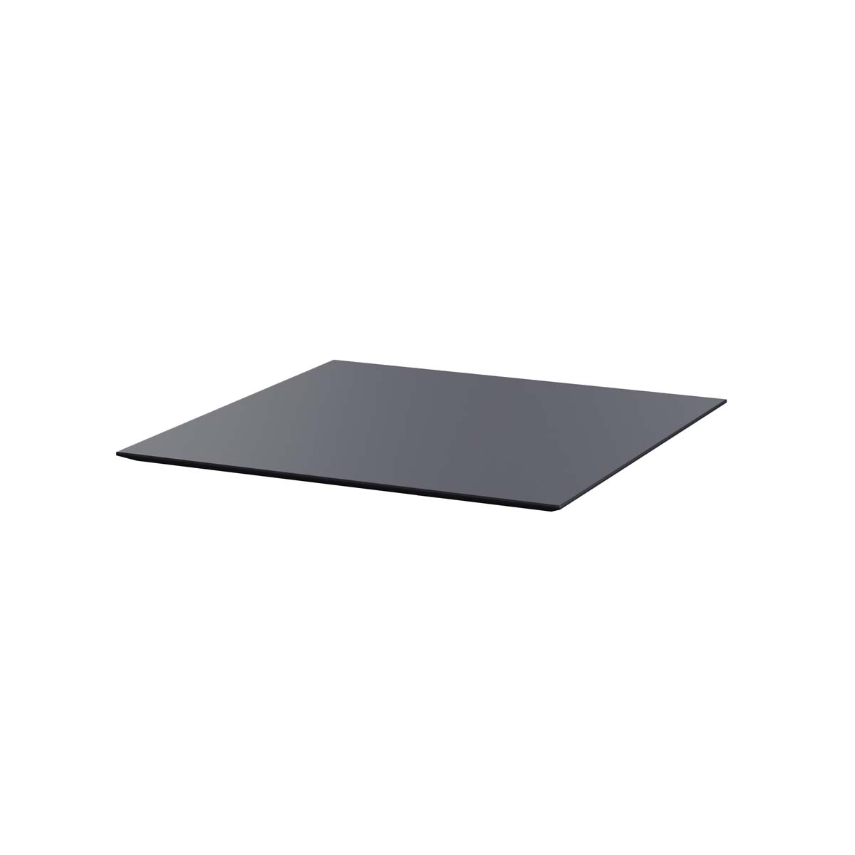 Tischplatte HPL Schwarz | 70x70cm