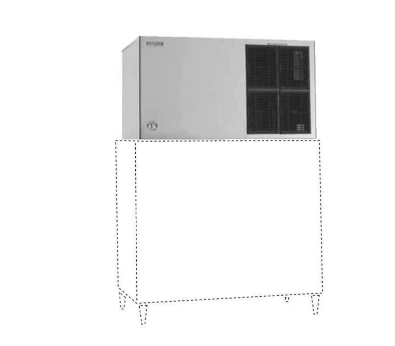 Machine à glaçons cylindrique empilable 235kg/24pcs - Hoshizaki IM-240XWNE-C - refroidissement par eau - Sans stockage