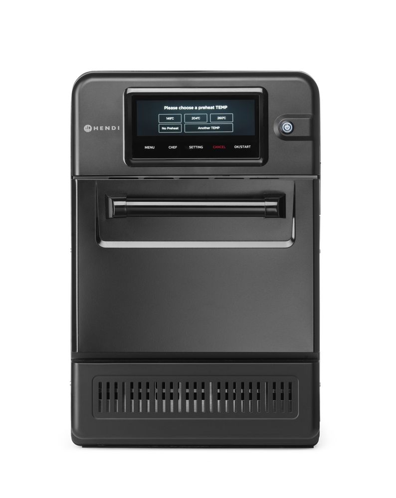 Hochgeschwindigkeits-Backofen CombiTurbo - 18L - Schwarz - 230V/3000W - 402x735x(H)608mm