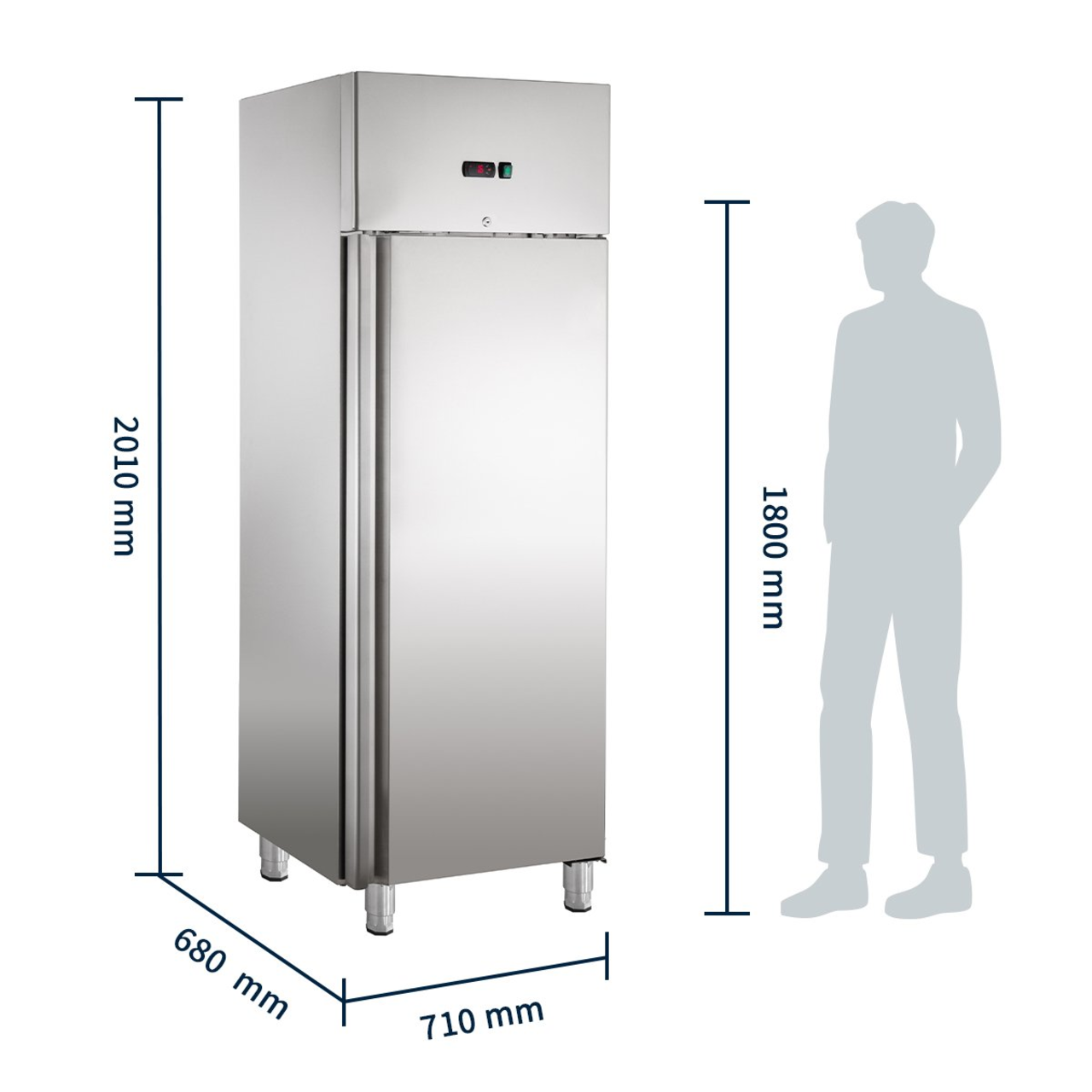 Armoire réfrigérée professionnelle ECO 400 GN 1/1