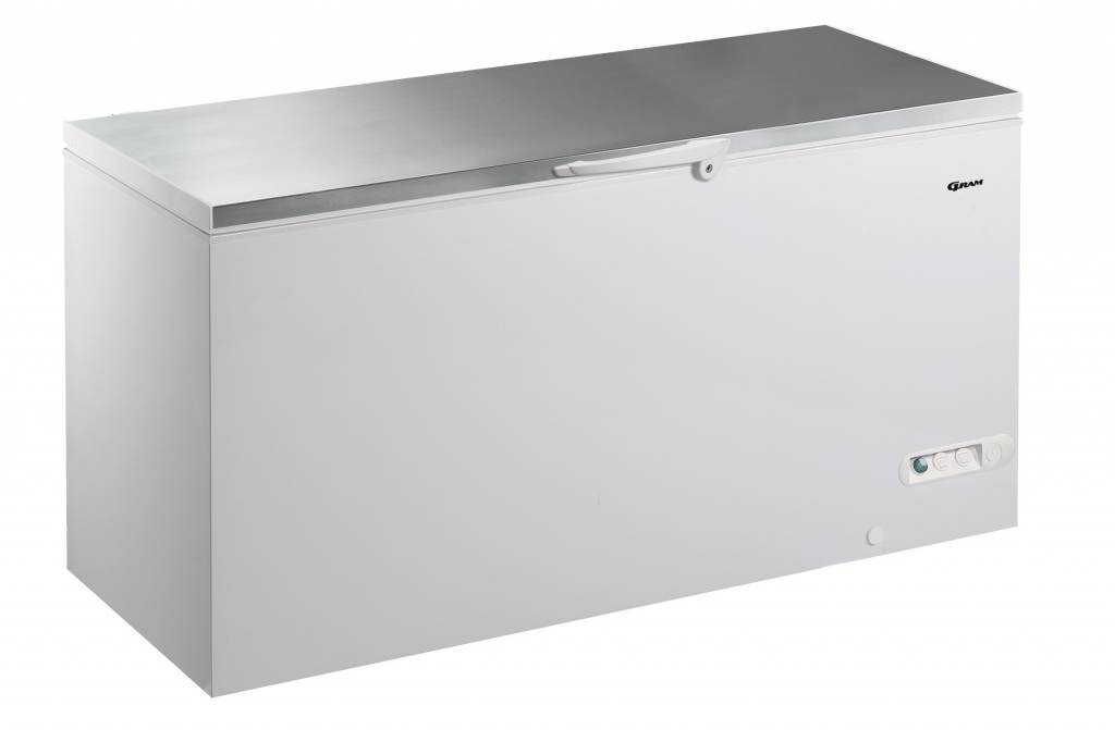 Gefriertruhe mit Edelstahldeckel | Gram CF 61 S | 607L | 1700x730x860(h)mm