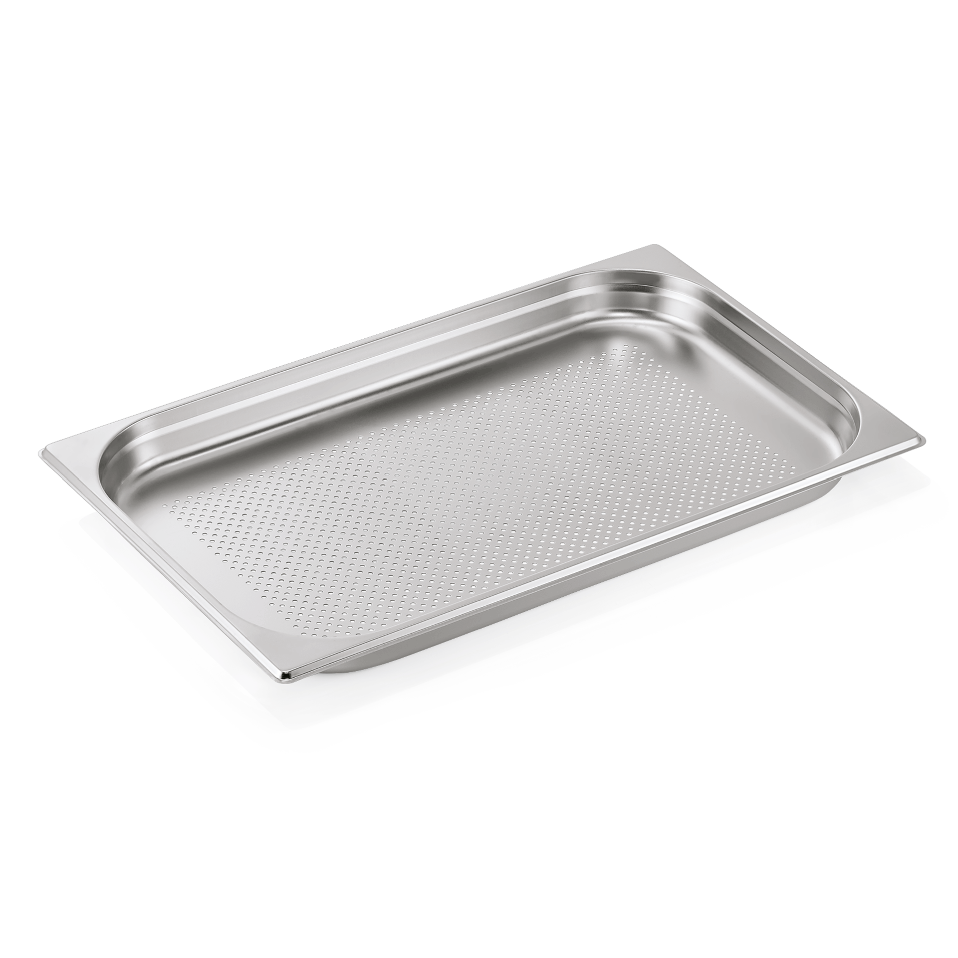 GN-containerset GN ESSENTIALS 1/1-040 mm, bodemopeningen, set van 6 stuks, roestvast staal