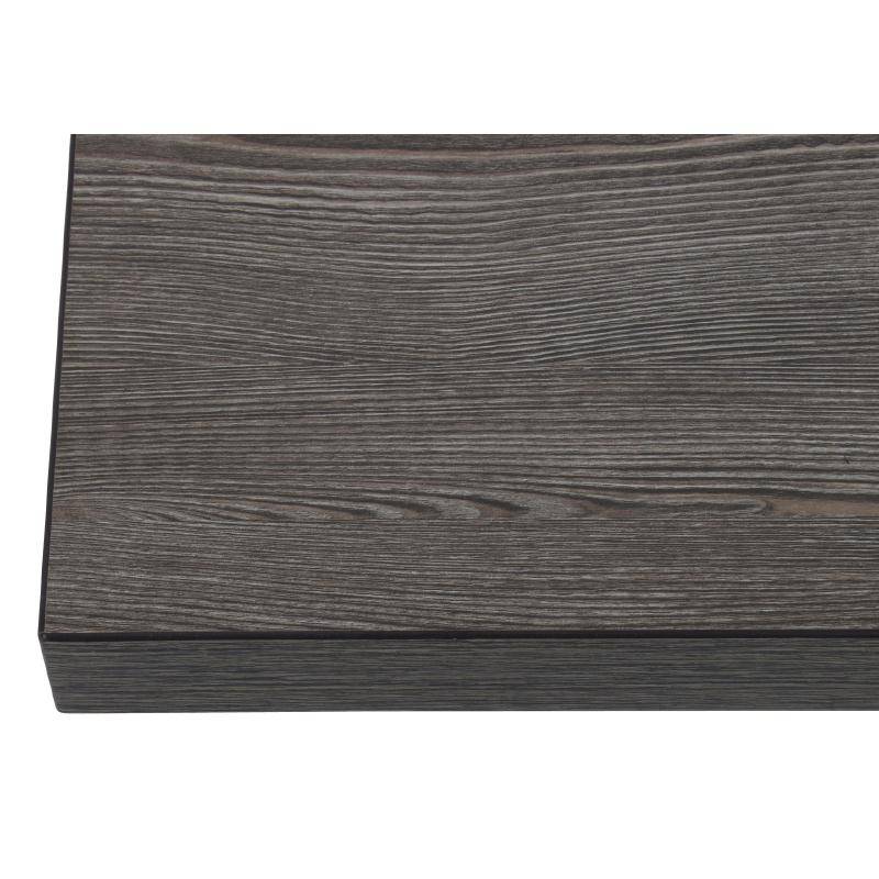 Viereckige Tischplatte | Vintage Holz | Vorgebohrt | Erhältlich in 2 Größen