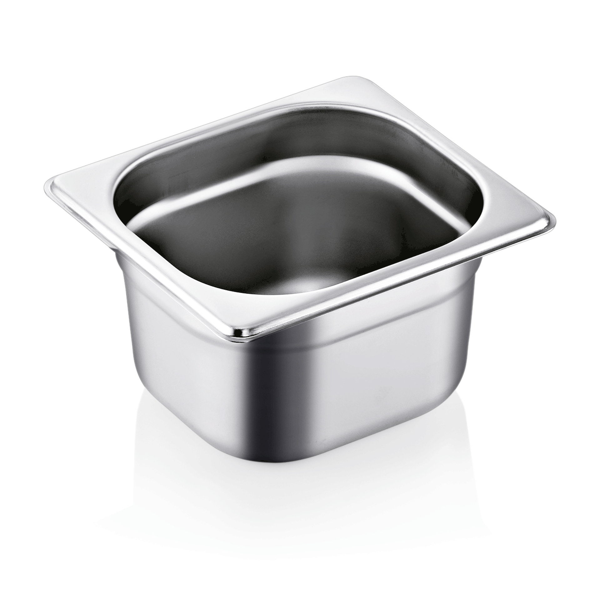 GN-container GN SELECT 1/6-100 mm, chroom-nikkelstaal 18/8