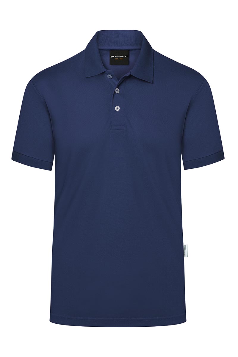 Herren Workwear Poloshirt Modern-Flair, aus nachhaltigem Material - Marine - XL