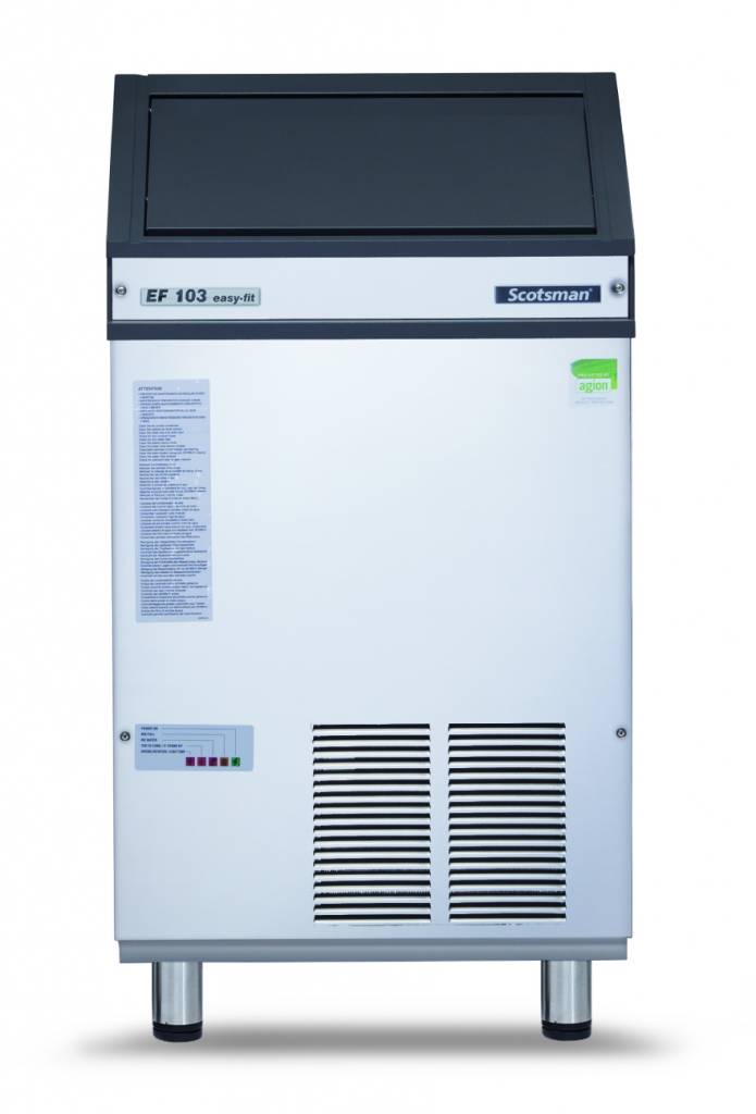 Machine à Glace Pilée AF/EF 103 | Système de refroidissement par air | 108kg/24h | Réservoir de 30kg 