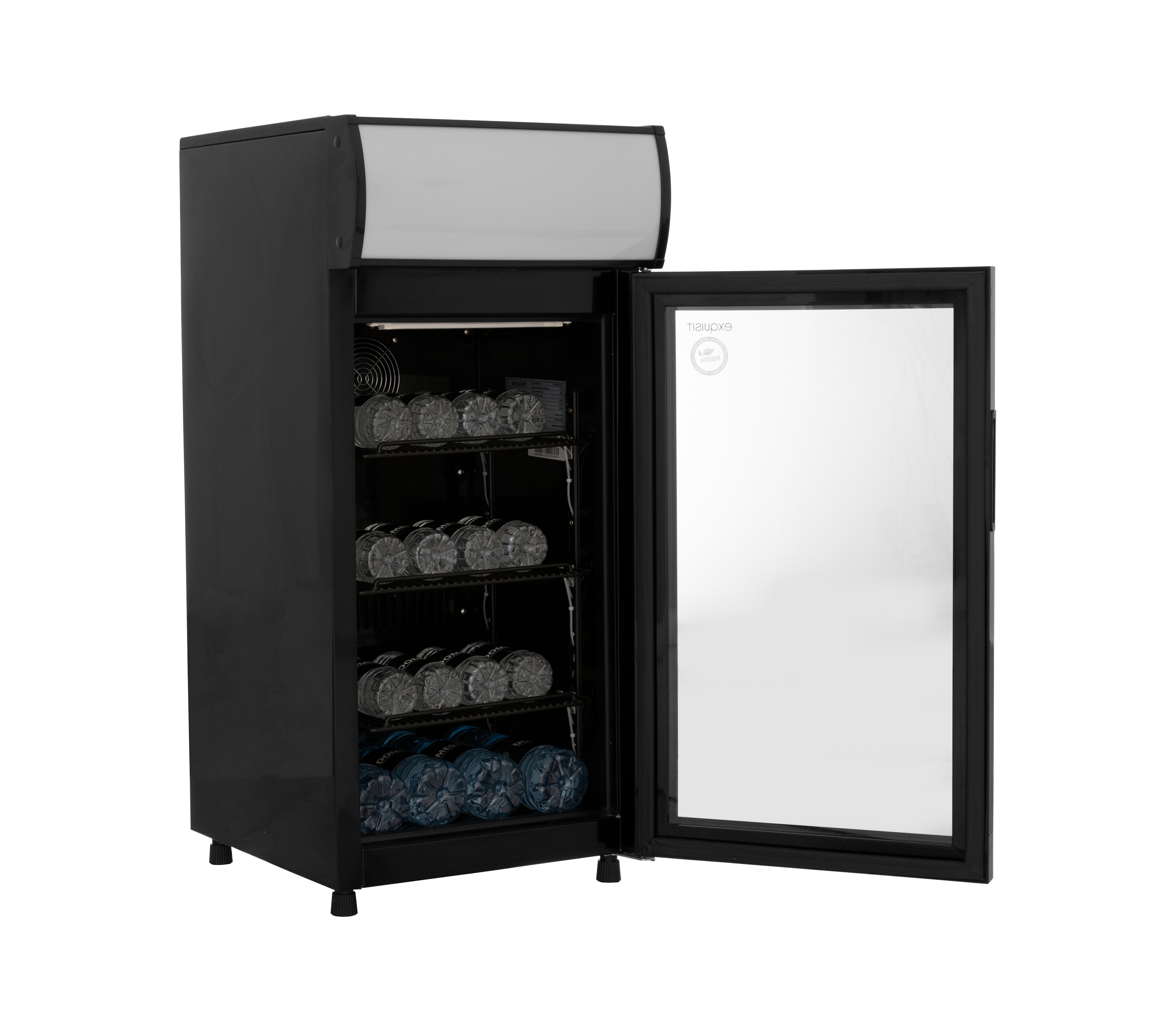 Display Koelkast - Zwart - 80L - Exquisit