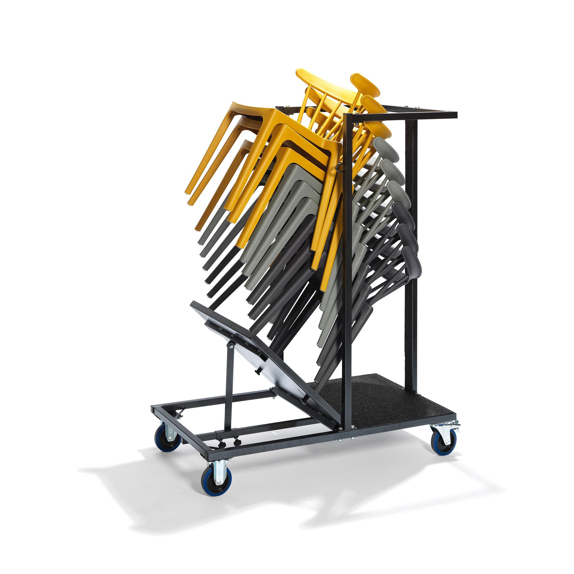 Uni Stack chariot de transport universel pour toutes les chaises et tabourets de bar empilables, 115x60x150cm (BxTxH), T90930