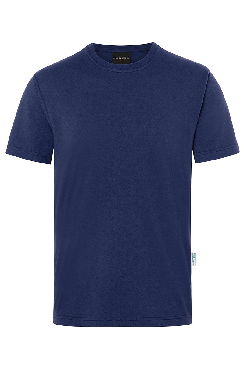 T-Shirt Voor Heren, Casual Model, Gemaakt Van Duurzaam Materiaal - Marineblauw - 2XL
