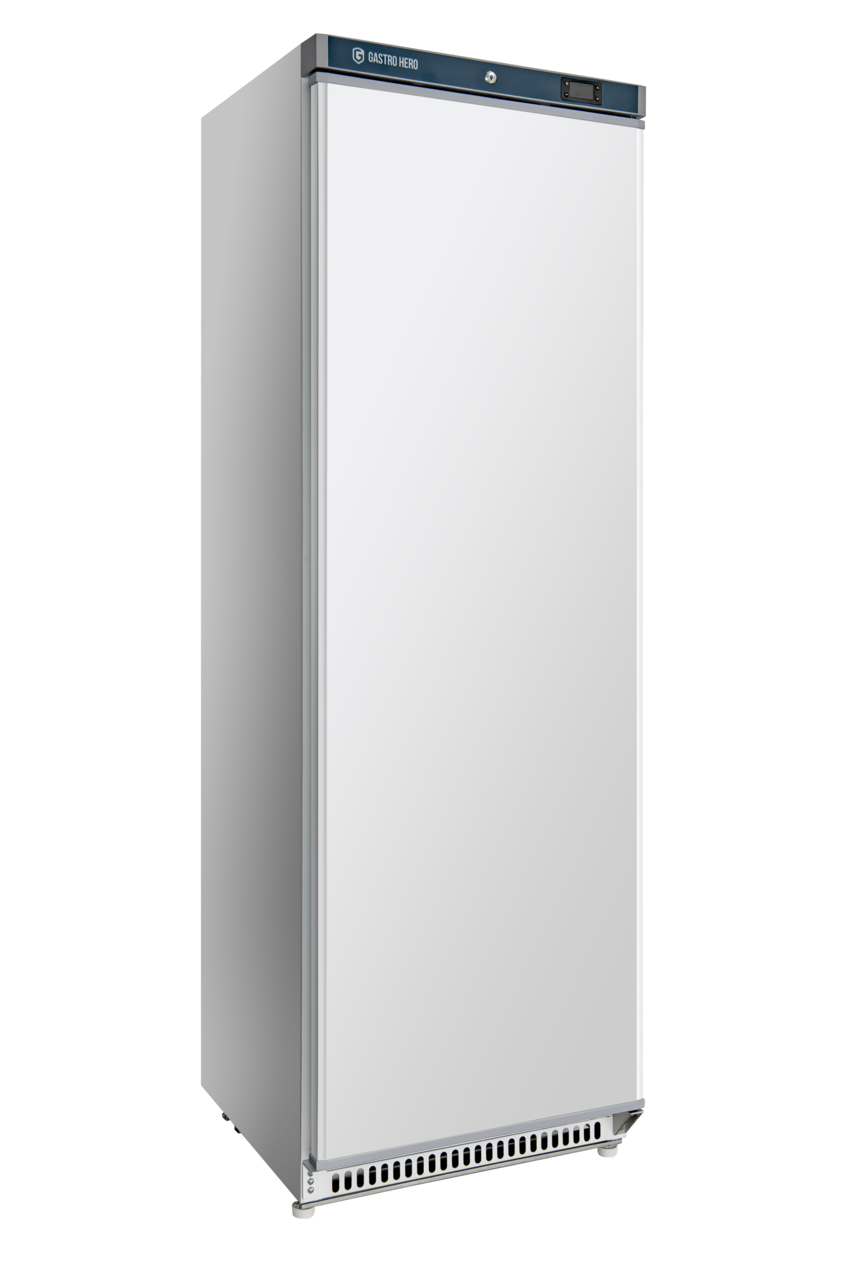 Lagerkühlschrank ECO 400, Innenraum aus Kunststoff, weiß