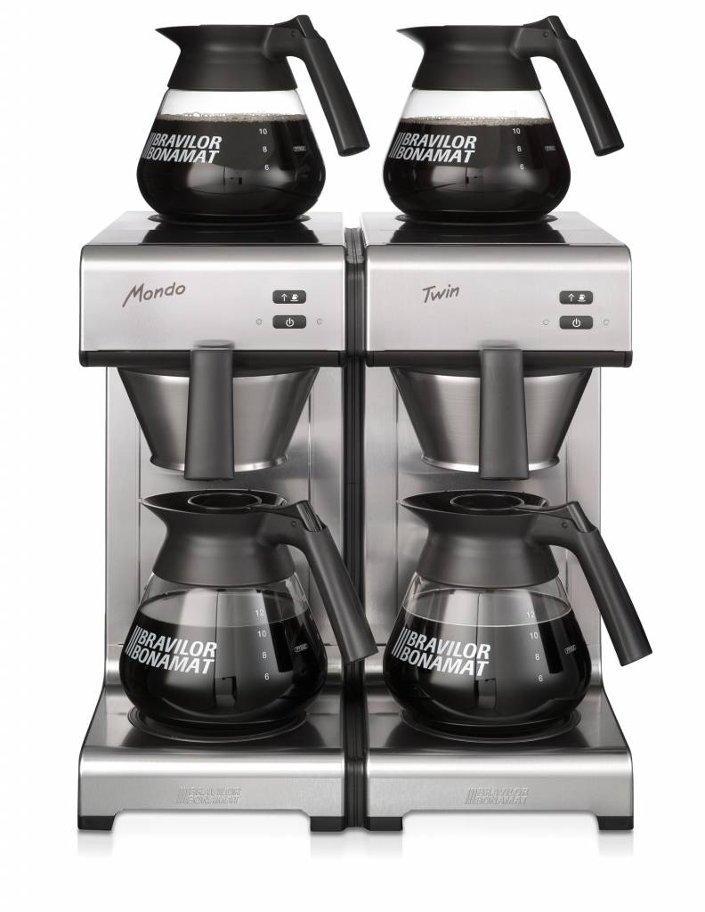 Kaffeemaschine Mondo Twin | Schnelle Filtermachine | 404x406x(h)446 mm