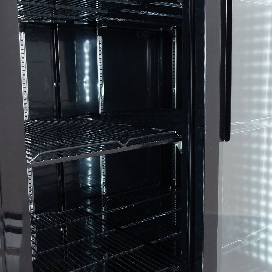Drankenkoelkast ECO 630 met lichtbak en schuifdeuren | 509 Liter | +2 tot +8 °C | Afsluitbaar