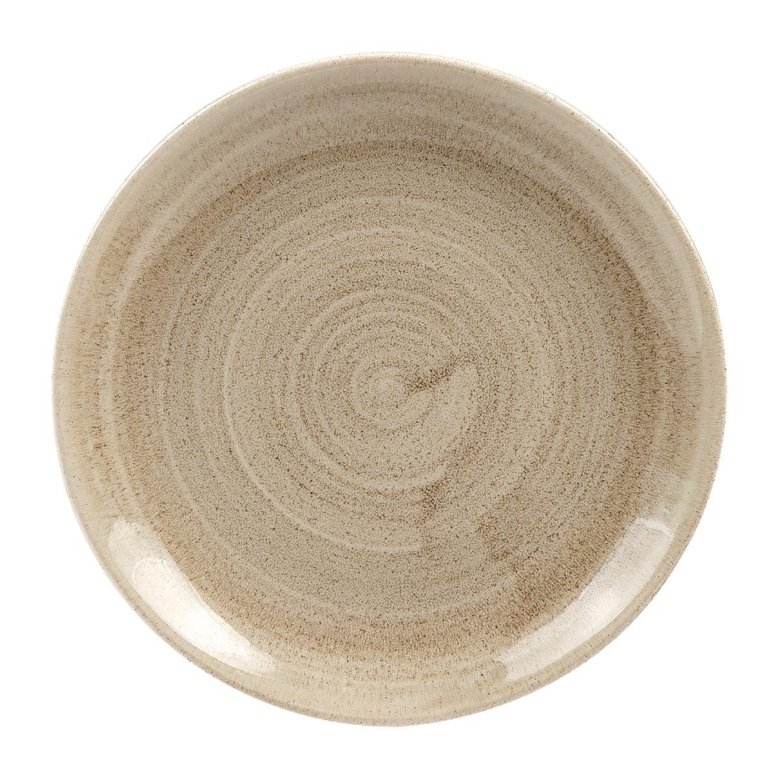 Churchill Stonecast Patina Antik Taupe Coupe Teller Taupe 165 mm (12 Stück)