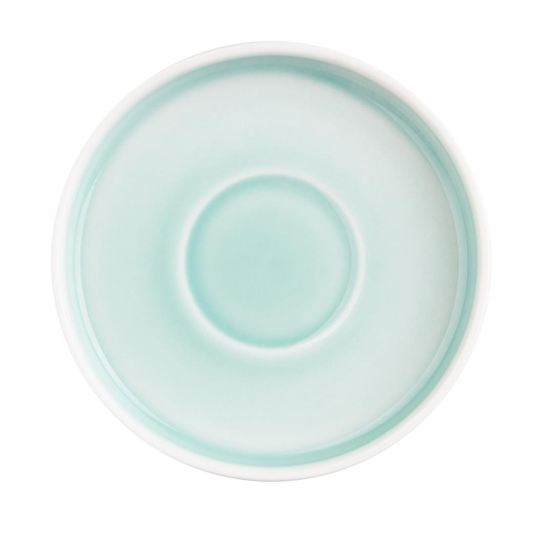 Soucoupes Olympia Fondant vertes 115mm (lot de 6)