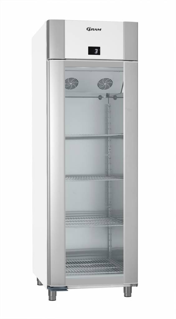 Display Kühlschrank Weiß/Alu | Gram ECO PLUS KG 70 LAG L2 4N | 477L | 700x905x2125(h)mm