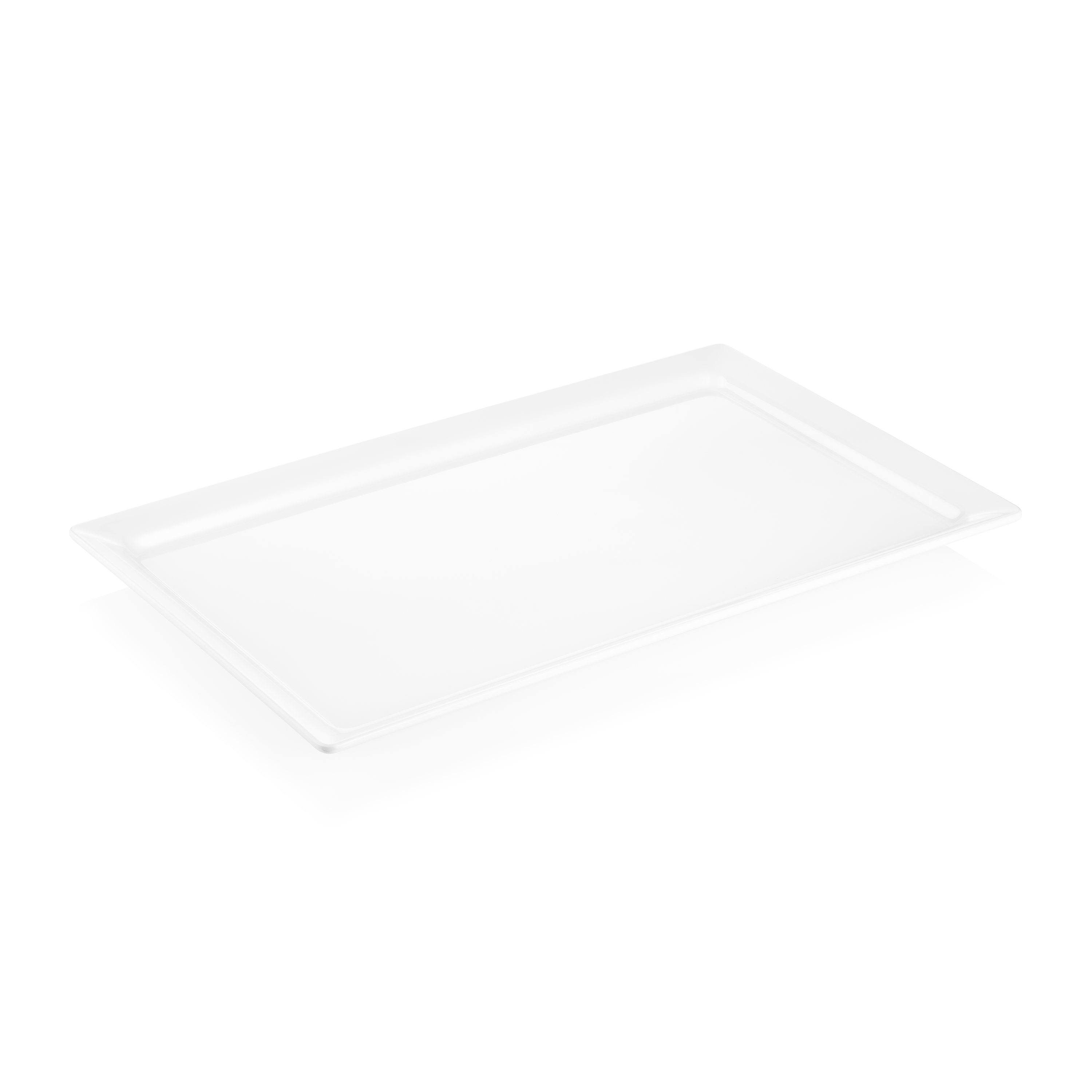 Plateau GN 1/1 Jour et Nuit, blanc, mélamine