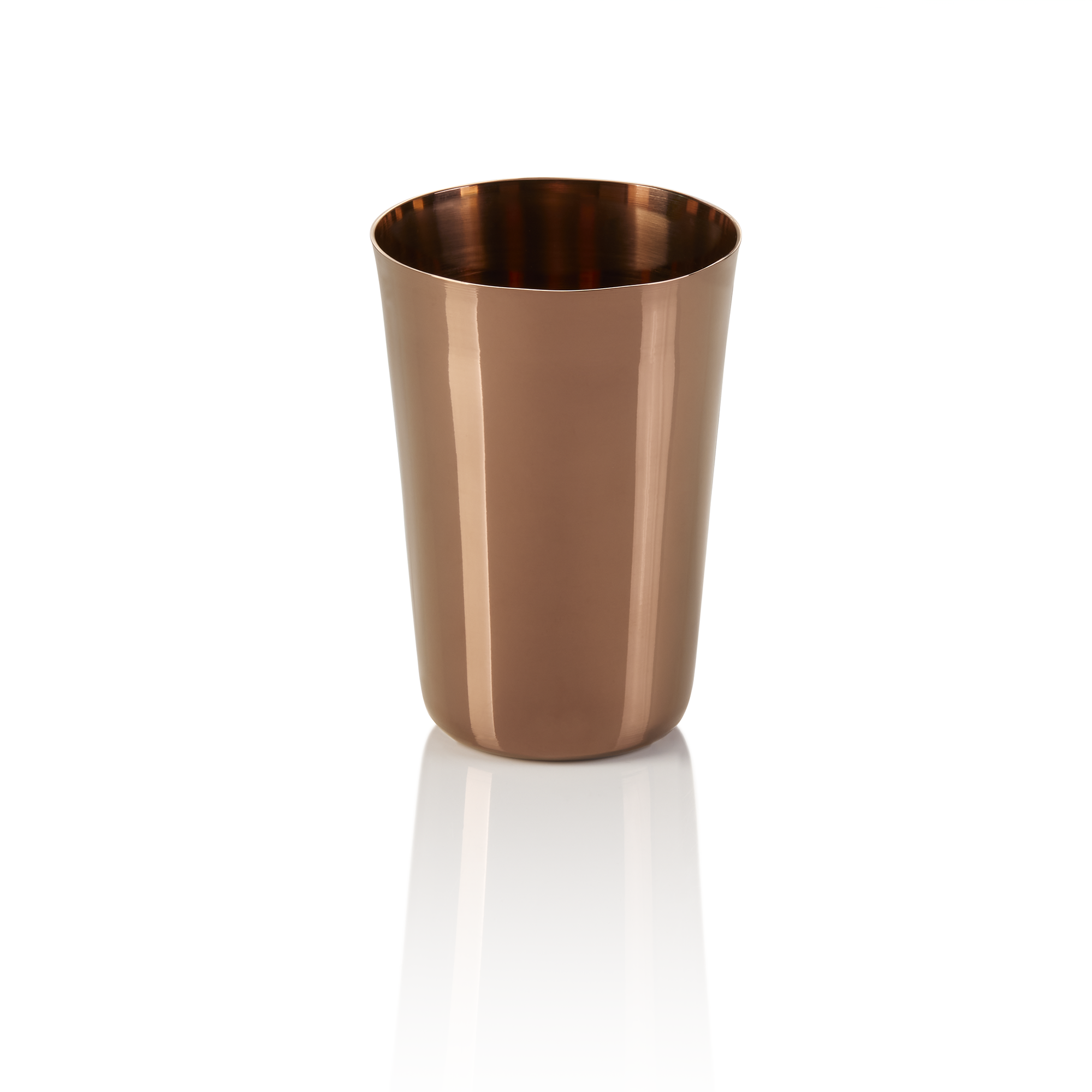 Ensemble de tasses, 0,3 L, Ø 7,5 cm, hauteur 11,5 cm, bronze, ensemble de 4 pièces, acier inoxydable au chrome-nickel, revêtement PVD