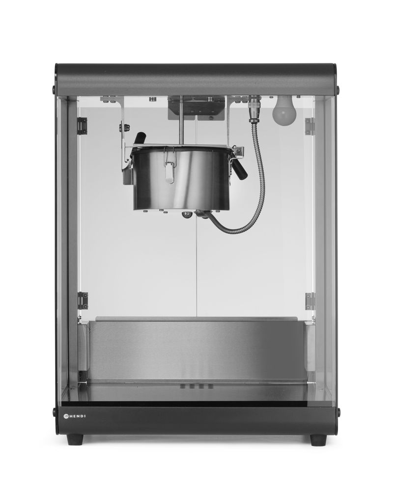 Popcorn-Maschine - 80L - Schwarz - 220-240V/1155W - 560x445x(H)775mm
