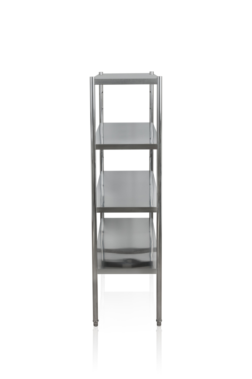 Étagère en inox AISI 201 Basique 1500x500x1800 mm, à monter soi-même