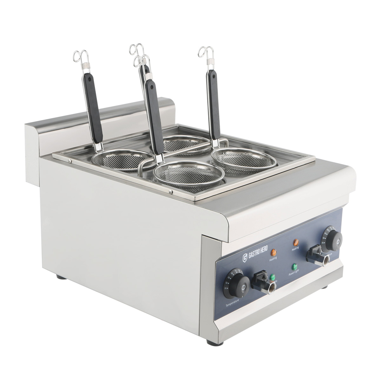 Elektrischer Nudelkocher - 4 Siebe - 16,5l
