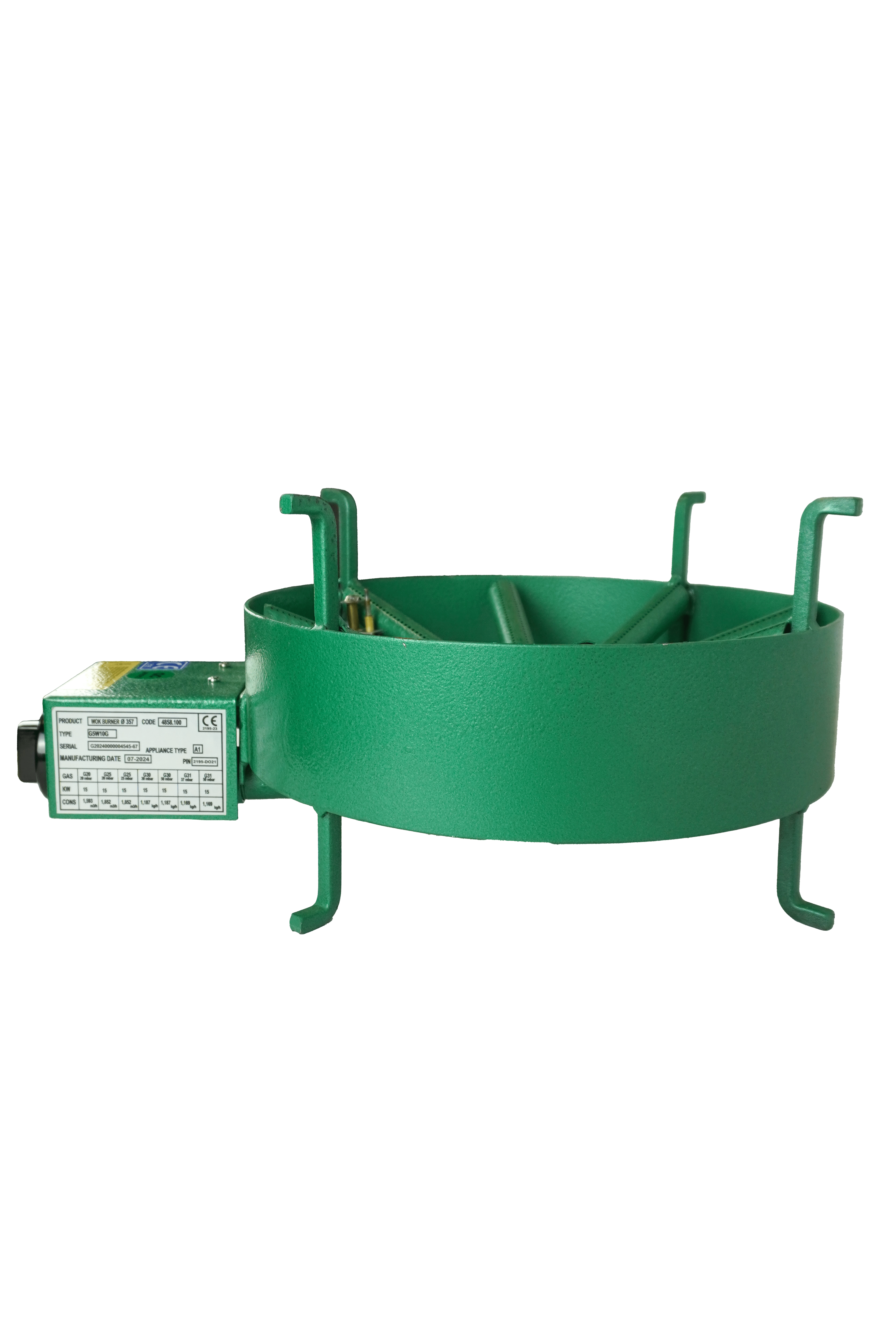 Gas Wokbrander Rond 15Kw Gas Wokbrander Rond 15Kw