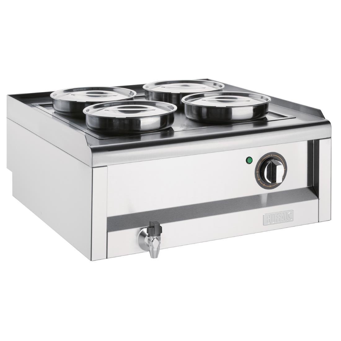 Bain-marie 4 pots Série 600 Buffalo