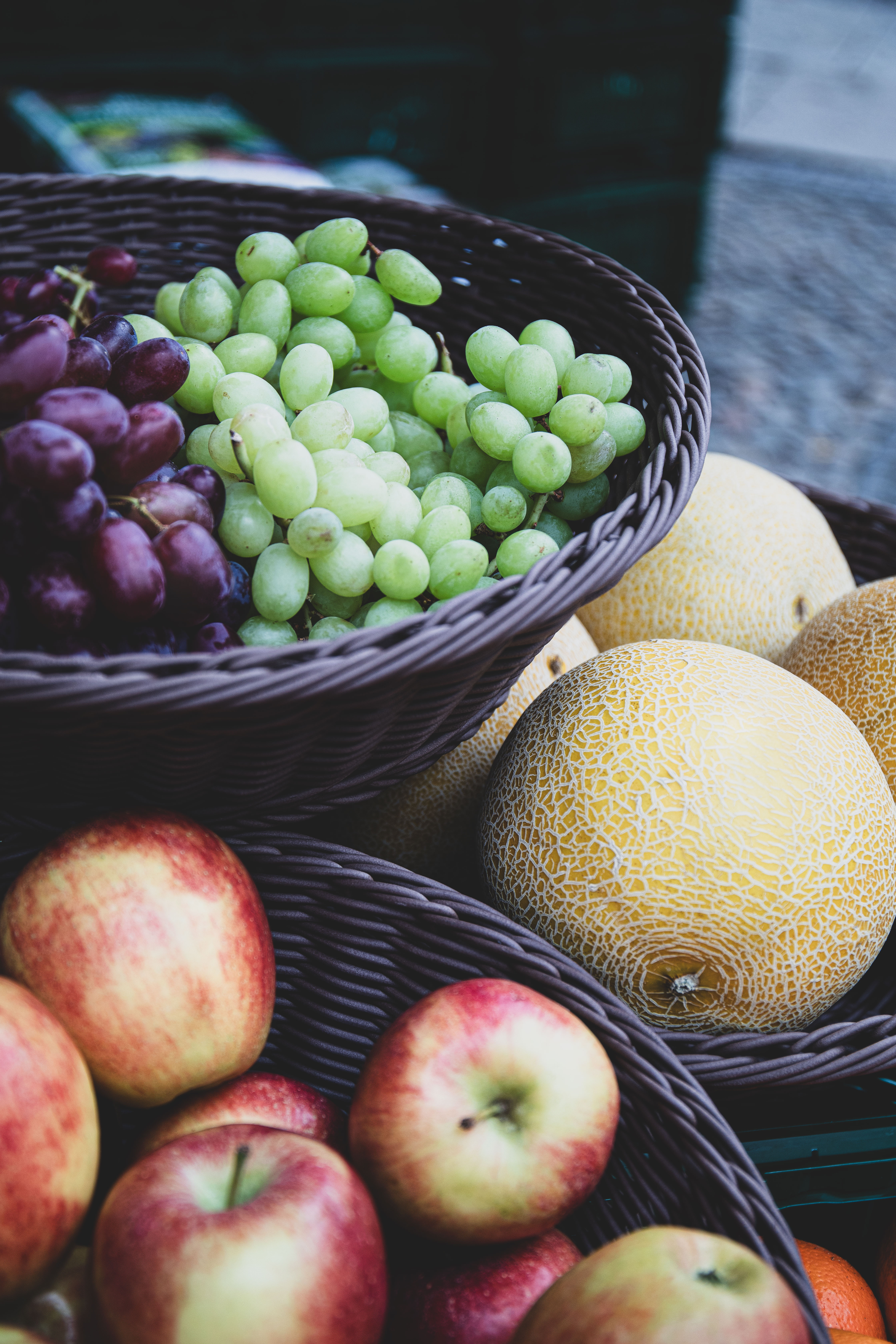 WEAVER PRO systeemkorven, Ø 37 cm, hoogte 9 cm, zwart, polypropyleen