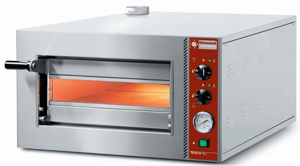 Pizza Oven | Pizza 42cm | Enkel | 2,3kW | 702x564x(H)385mm