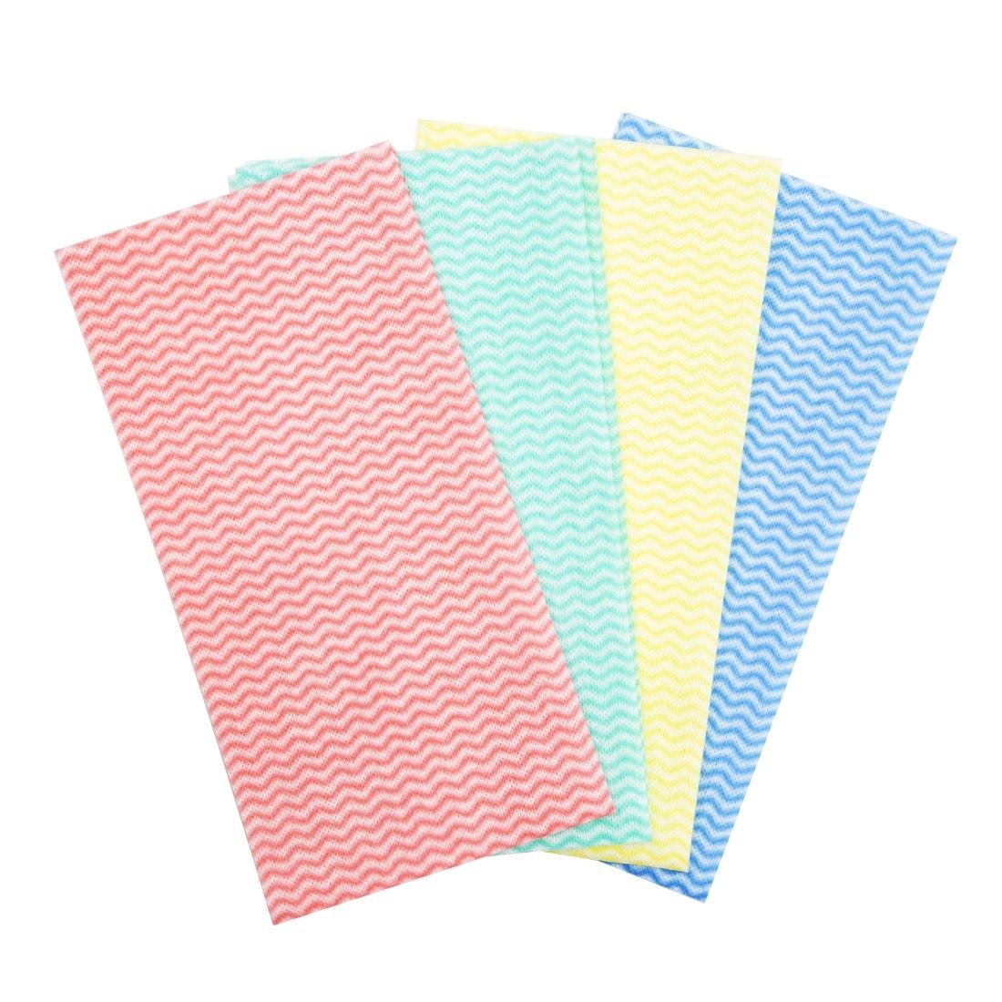 Chiffons non tissés Jantex rouges (lot de 50)