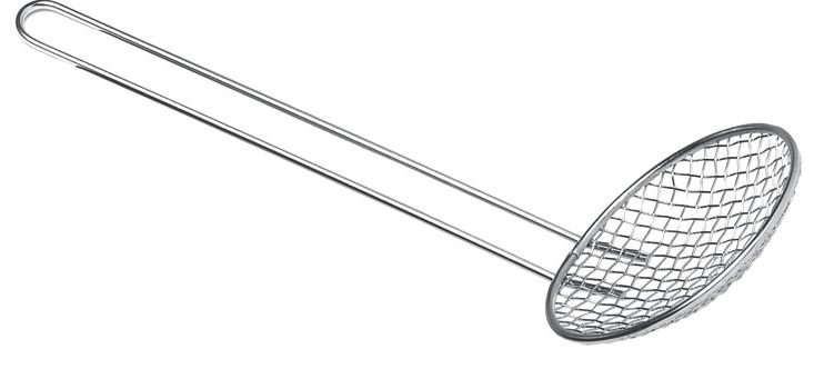 Frittierlöffel mit Drahtgriff | Ø125x(l)420mm