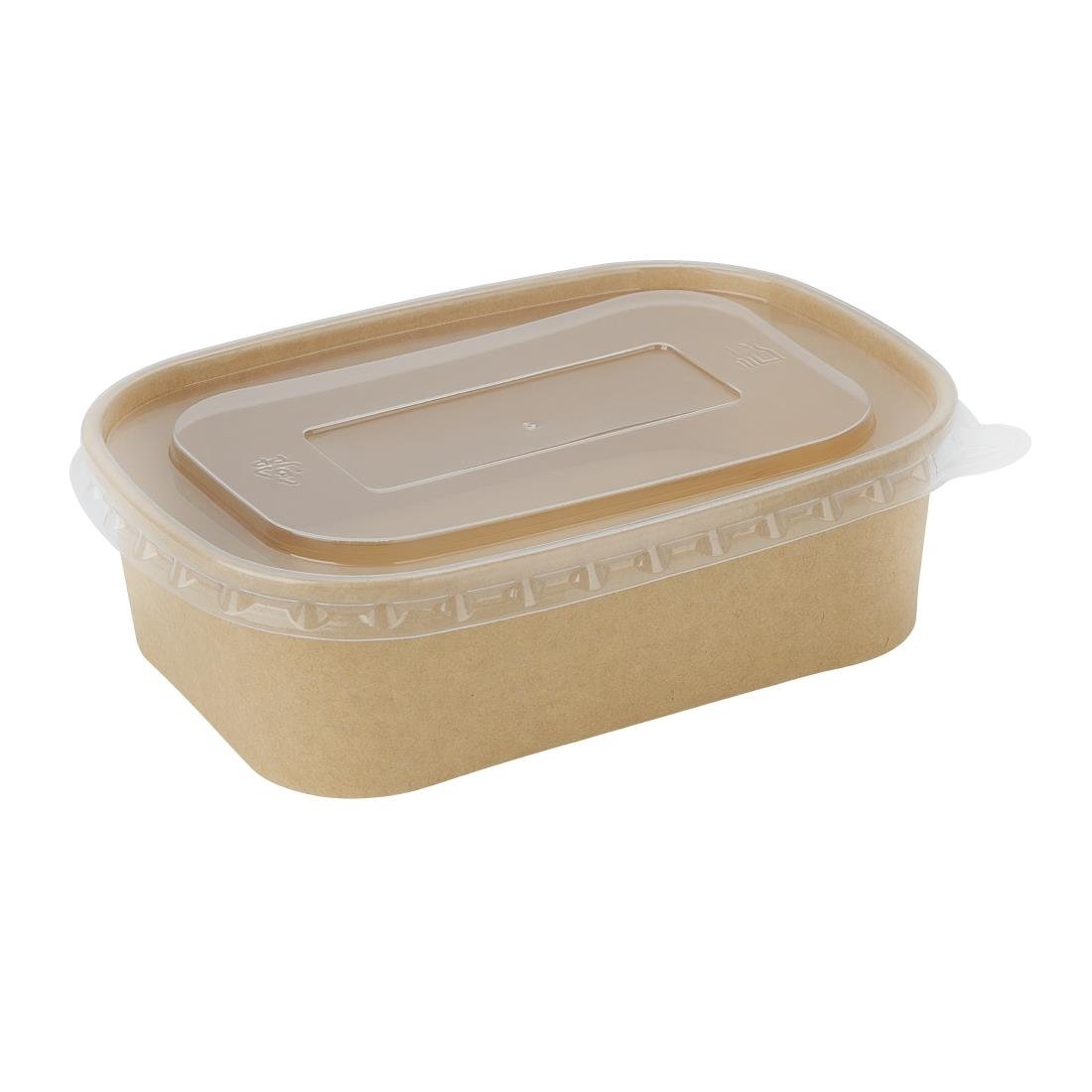 Fiesta Recycleerbare Pp Deksel Voor Rechthoekige Containers (Verpakking Van 300)