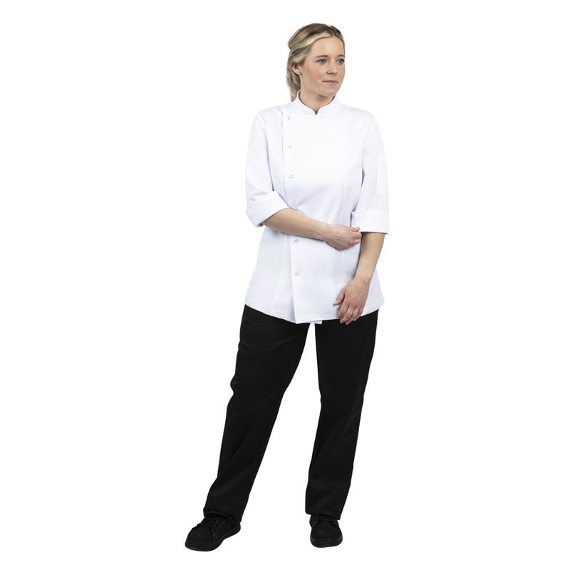 Whites Veste de Chef Femme Blanc Taille S