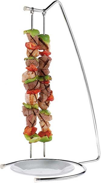 Espetada/Kebab Spies Rack | Ø 22cm, hoogte 46cm