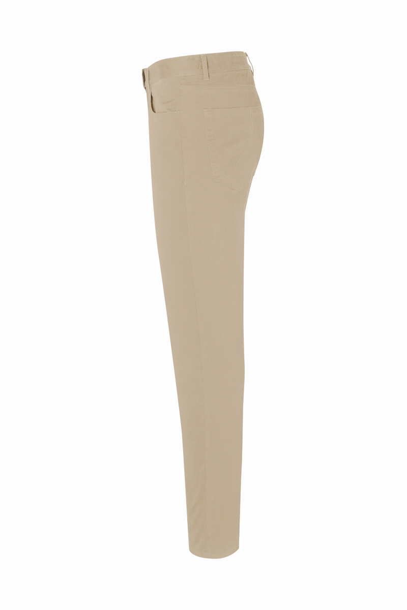 Herren 5-Pocket-Hose Classic-Stretch - Kieselbeige - 46/l