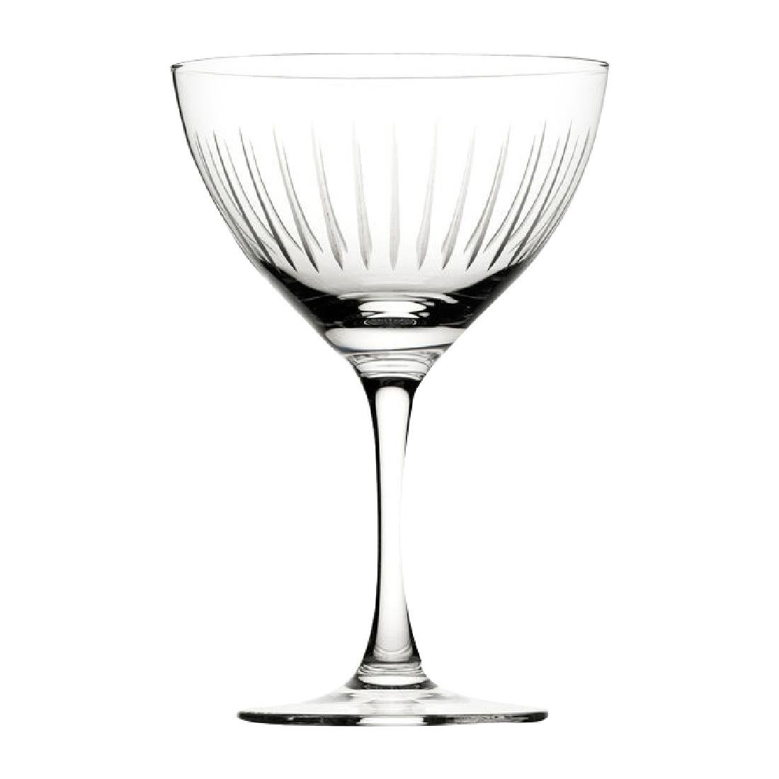 Verres à martini Utopia Raffles Lines 190 ml (lot de 6)