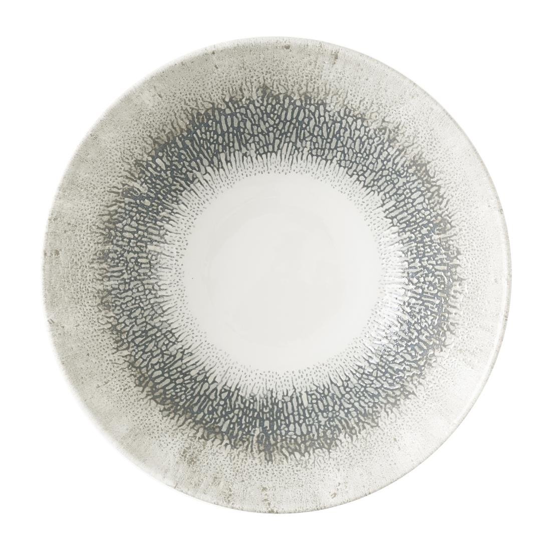 Churchill Studio Prints Fusion Grey diepe coupe kom 19.1 cm pak van 6