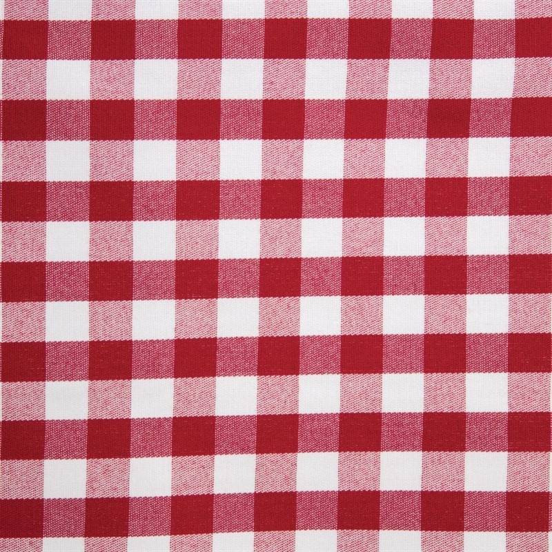 Comfort Gingham Tischdecke | 100% Polyester | Rot/Weiß | Erhältlich in 3 Größen