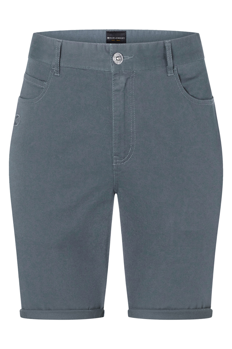 Short pour femme 5-Pocket Classic-Stretch - Anthracite - 34