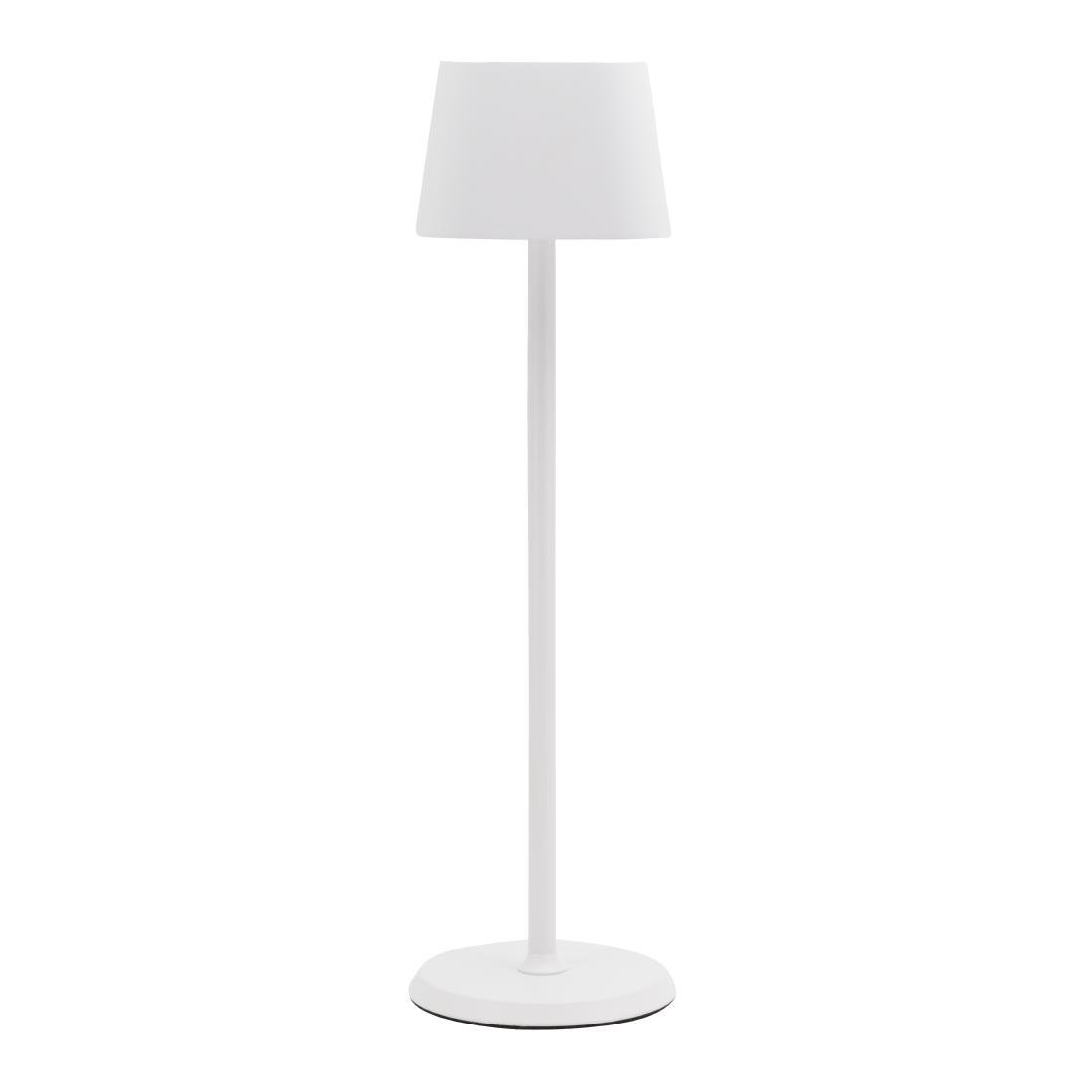 Lampe de table LED blanche à intensité variable Securit Georgina avec câble de chargement magnétique