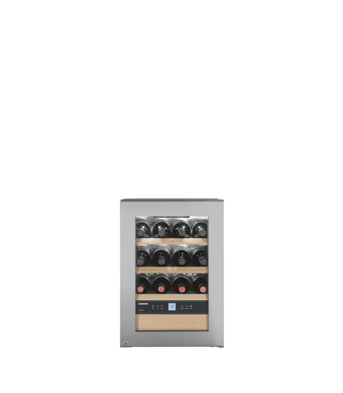 Liebherr Cave à vin - WKes 653 - acier inoxydable - 12 bouteilles