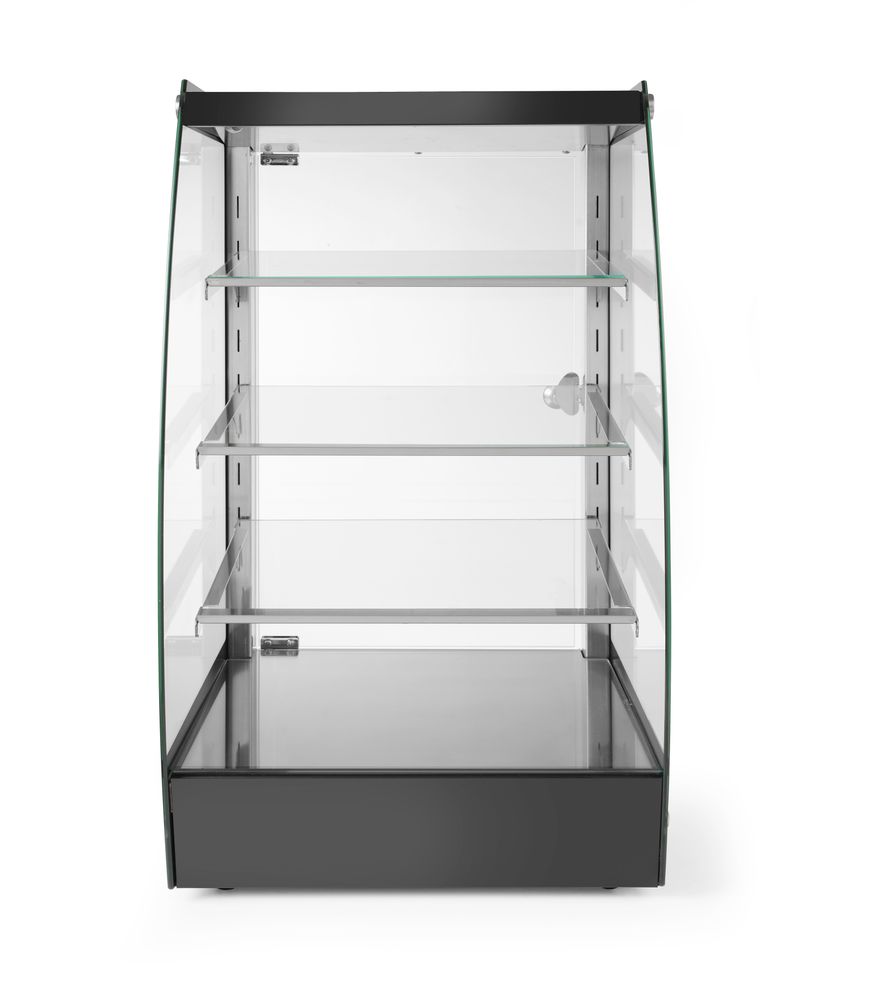 Offene Vitrine mit Regalablagen 75 L - 230V/2W - 415x390x(H)716mm