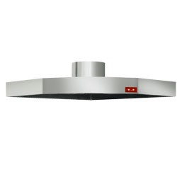 Dunstabzugshaube aus Edelstahl mit Motor + Support-Kit - CGD/2-DP - 1056x1526xh390h)mm