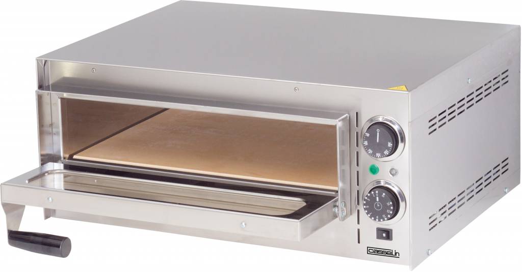 Pizza Oven | RVS | Dubbel Verwarmingssysteem | 2000W |550x430x(H)245mm 