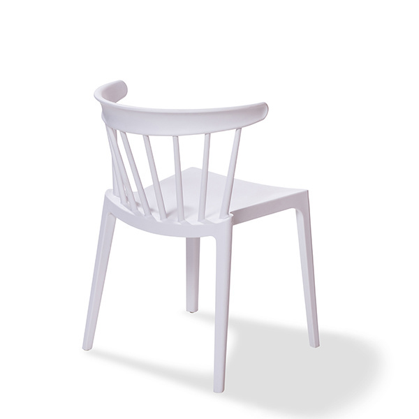 Windson chaise empilable Blanc, Polypropylène, 54x53x75cm (BxTxH), 50901