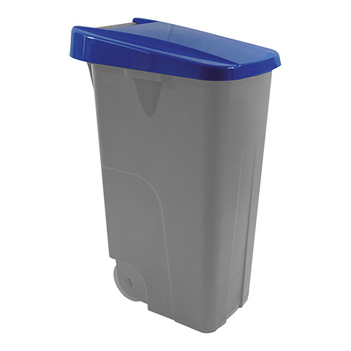 Afvalcontainer kunststof 110 liter blauw