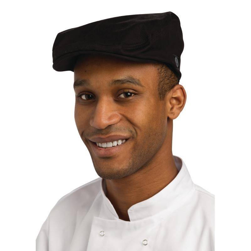 Chef Works Küchenleiter Kappe schwarz | Erhältlich in 2 Größen