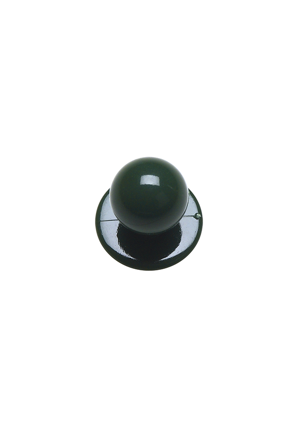 Boutons vert, 12 pièces / paquet - Vert - Pack